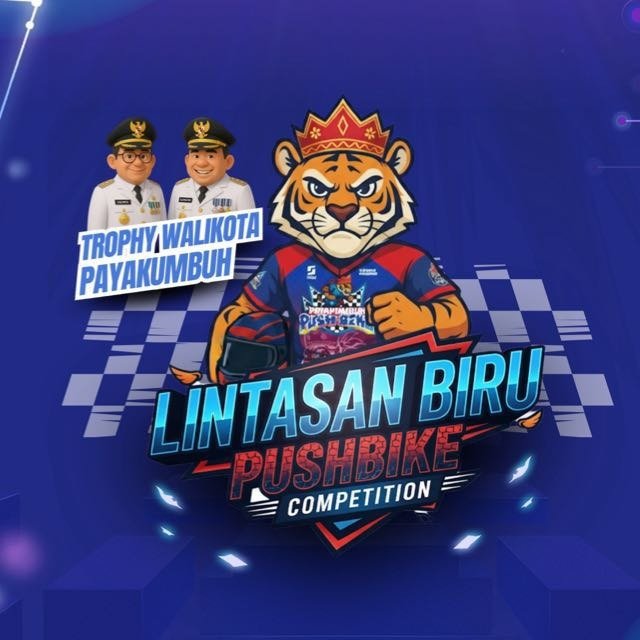 LINTASAN BIRU PUSHBIKE COMPETITION